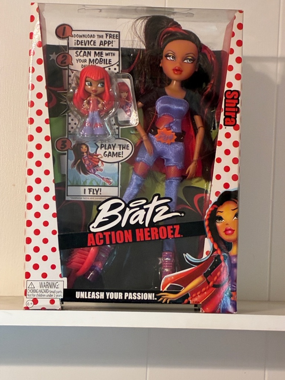Action Heroez Shira Doll in Purple & Red Outfit